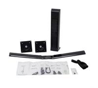Ergotron WorkFit Dual Monitor Kit - Mounting kit for 2 LCD displays - black - screen size: up to 24"