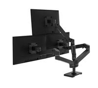 Ergotron - LX Pro Dual Side-by-Side Collar Conversion Kit - Add-on for LX Pro Arms, Matte Black