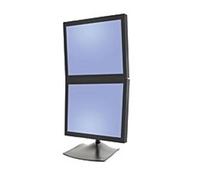 Ergotron DS Series DS100 Dual Monitor Desk Stand, Vertical 61 cm (24") Black