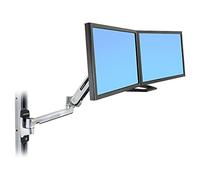 Ergotron DUAL MONITOR & HANDLE KIT 97-783, Black, 16.4 kg, Wall, 97-783 (97-783, Black, 16.4 kg, Wall, 66 cm (26), 43.2 cm (17), 360ø)