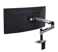 Ergotron LX Desk Mount LCD Arm silver, 9.1 kg, 81.3 cm (32"), 75 x 75 mm, 100 x 100 mm, Black