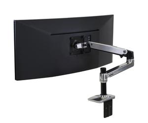 Ergotron ErgoXS LX monitor arm, desk mount, aluminium