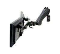 Ergotron HD Dual Monitor Arm - Black