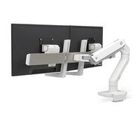 Ergotron HX Series Dual Monitor Arm, Low-Profile Top Mount C-Clamp