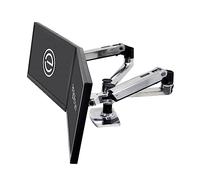 Ergotron LX Dual Side-by-Side Arm - Mounting kit (desk clamp mount, grommet mount, 2 articulating arms, 2 extension brackets) for LCD display - screen size: up to 27" - desktop stand