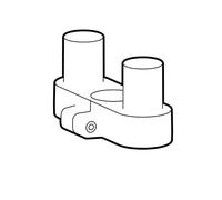 Ergotron - LX Pro Dual Side-by-Side Collar Conversion Kit - Add-on for LX Pro Arms, White
