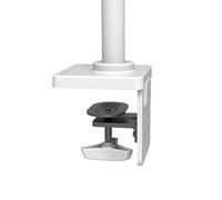 Ergotron - LX Pro Standard Base with 2-Piece Desk Clamp Conversion Kit - Add-on for LX Pro Wall Monitor Arms, White