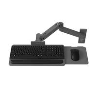 Ergotron LX Pro Wall Keyboard Arm (dark grey). Product type: Keyboard clamp/mouse tray Product colour: Grey Maximum weight capacity: 2.3 kg. Weight: 5.03 kg. Package height: 150 mm Package width: 540