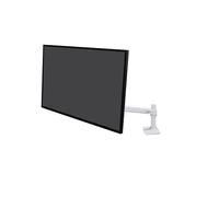 Ergotron - LX Premium Monitor Arm, Single Monitor Desk Mount - fits Flat Curved Ultrawide Computer Monitors up to 34 Inches, 3.2-11.3kg, VESA 75x75mm or 100x100mm - White (45-490-216)