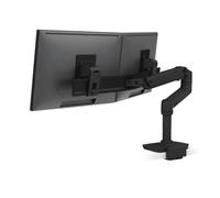 Ergotron LX Series Dual Direct Arm. Low-Profile Top Mount C-Clamp