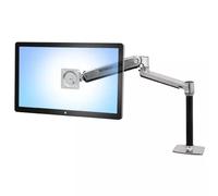 Ergotron Lx Hd Sit-stand Desk Arm Heavy Monitor Mount Silver