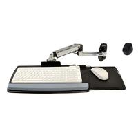 Ergotron - LX Keyboard Arm, Wall Mount Adjustable Keyboard Tray - Polished Aluminum (45-246-026)