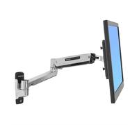 Ergotron Mounting Arm for Display Screen, Digital Signage Display, LCD Display, TV - Polished Aluminum