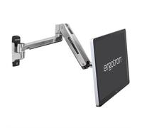 Ergotron Mounting Arm for Display Screen, Digital Signage Display, LCD Display, TV - Polished Aluminum