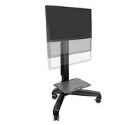 Ergotron Neo-Flex Mobile MediaCenter LD - Cart for LCD display - black - screen size: 27-inch-60-inch