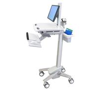 Ergotron StyleView EMR Cart with LCD Pivot White Flat panel Multimedia cart