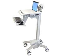 Ergotron StyleView EMR Laptop Cart, SV40 Aluminium, Grey, White Multim
