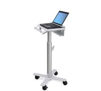 Ergotron StyleView Laptop Cart, SV10 Aluminium, White Multimedia cart