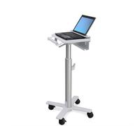 Ergotron StyleView Laptop Cart SV10. Product colour: Aluminium White Recommended usage: Laptop Type: Multimedia cart. Height adjustment: 38.1 cm Weight: 14.2 kg. Package width: 102 mm Package depth: 6