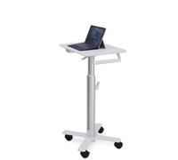 Ergotron StyleView S-Tablet Cart, SV10 Aluminium, White Multimedia cart