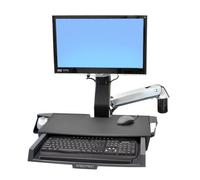 Ergotron StyleView Sit-Stand Combo Arm with Worksurface 61 cm (24") Wall