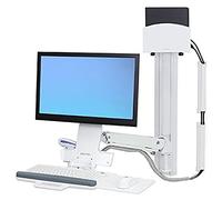 Ergotron StyleView Sit-Stand Combo System with Small CPU Holder Mounting kit