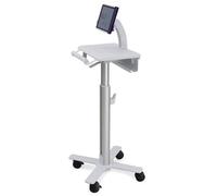 Ergotron StyleView Tablet Cart, SV10 Aluminium, White Multimedia cart