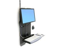 Ergotron StyleView® Vertical Lift, High Traffic Areas 61 cm (24") Wall Black