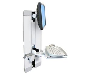 Ergotron StyleView Vertical Lift, Patient Room 61 cm (24") Wall White