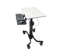 Ergotron TeachWell Mobile Digital Workspace cart - Constant Force Technology - for notebook / keyboard / mouse - graphite grey