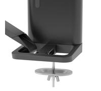 Ergotron TRACE - Mounting component (clamp plate, knob, carriage bolt) - grommet clamp kit - black - desk-mountable