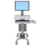 Ergotron WorkFit C-Mod, Single Display Sit-Stand Workstation 68.6 cm (27") Floor Grey
