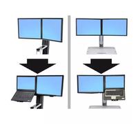Ergotron WorkFit Convert-to-LCD & Laptop Kit from Dual Displays 50