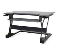 Ergotron WorkFit-T. Frame material: Stainless steel Product colour: Black Maximum weight capacity: 15.9 kg. Height: 380 mm Weight: 22.3 kg. Package dimensions (WxDxH): 980 x 710 x 216 mm Package weigh