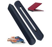 ergounion 3 in 1 Silicone Laptop Stand for Desk - Computer Stand Laptop Riser for Ergonomic Typing or Reading, Pencil Case Holder for Apple Pencil 1st/2nd Gen, Colorful Ruler 9"(24cm) - Midnight