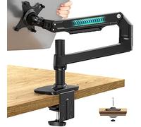 ErgoUnion Single Monitor Arm - Fully Adjustable Computer Monitor Mount with VESA Mount | Fits 13-40" Flat/Curved Monitors Within 25 lbs - Black