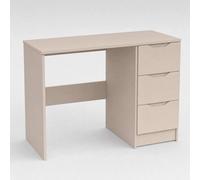 ERGOVEXA 3 Drawer Dressing Table Modern Design Vanity Makeup Home Office Desk in Natural ERGOVEXA Natural