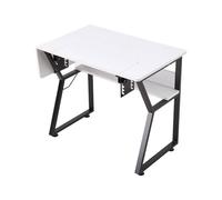 ERGOVEXA Sewing Machine Table Adjustable Small Panel Desk Craft Table in White ERGOVEXA White
