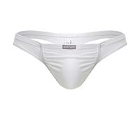 ErgoWear Underwear, Feel GR8 Cotton Thongs, White, Men's Size L, Pack of 1