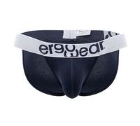ErgoWear Underwear, MAX Cotton Bikini Brief, Navy Blue, Men's Size L, Pack of 1