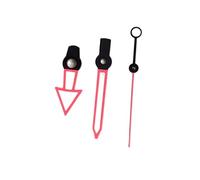 ERGSDB Vintage Wilderness Arrow Watch Hands Green Lume Fit Hand with Edge Needles for NH35 4r35 4r36 NH70 NH72 Mod part clock hand(A)