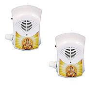 ERH India 2 pc Hindu Religious Mini Mantra 35 in 1 Mini Chanting Machine Box for Worship Environment Home Pooja Room