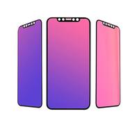 Erha Genius Privacy Screen Protector for iPhone 11 Pro Max/iPhone XS Max, Electroplated Colorful Anti-Spy Tempered Glass Film (6.5 inch)