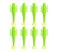 Erhigher 8Pcs/Set 6CM/2.15G Soft Shrimp Lure Realistic Bionic Scorpion Shrimp Floating Artificial Shrimp Bait Freshwater Saltwater Snakehead Bass Fishing Accessories A