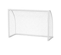 Erhigher Soccer Goal with Net, 10×6.5 FT, Football Goal Portable Complete Soccer Training Set, Soccer Training Equipment Outdoor Sports Game for Kids Adults White