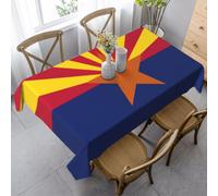 ERhoug Arizona Flag Print Rectangle Dining Table Cloth Cover