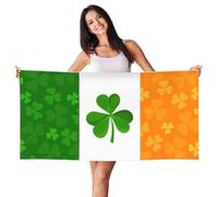 ERhoug Irish Flag Quick Soft Beach Towel, 140Ã-70cm Absorbent Lightweight Towels, For Pool, Cabana And Travel