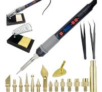 ERHT 3D Printing Smoothing Tool Kit Modify Finishing Soldering Welding Iron Kit Heat Set Insert Brass Nut