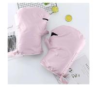 ERHTGUO 1 Pairs Motorcycle Scooter Winter Windproof Bicycle Thickened Warm Protect Rainproof Thick Grip Handlebar Guard Cover Glove(Ribbon Handle Cover1)