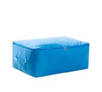ERHTGUO 3PCS Large Capacity Wardrobe Moisture Proof Organizer Bags Foldable Clothes Quilt Storage Multifunctional Sundries Bag(Light blue,M 58x40x22cm)